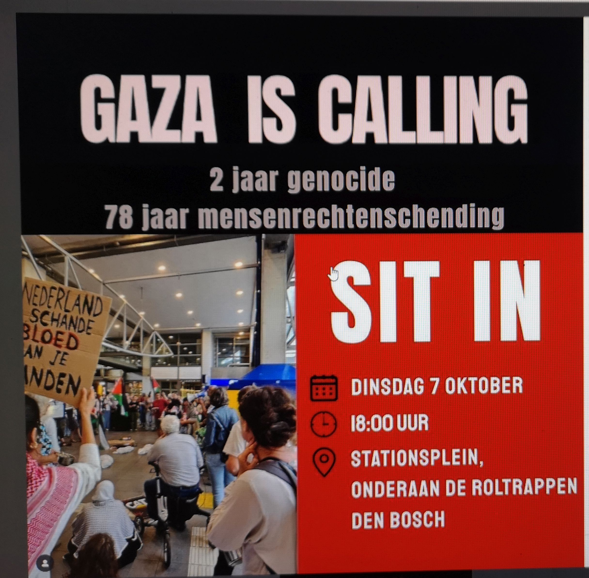 Gaza denBosch 7 oktober 2025
