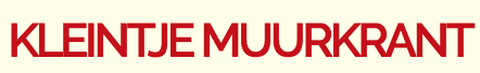 kleintje muurkrant